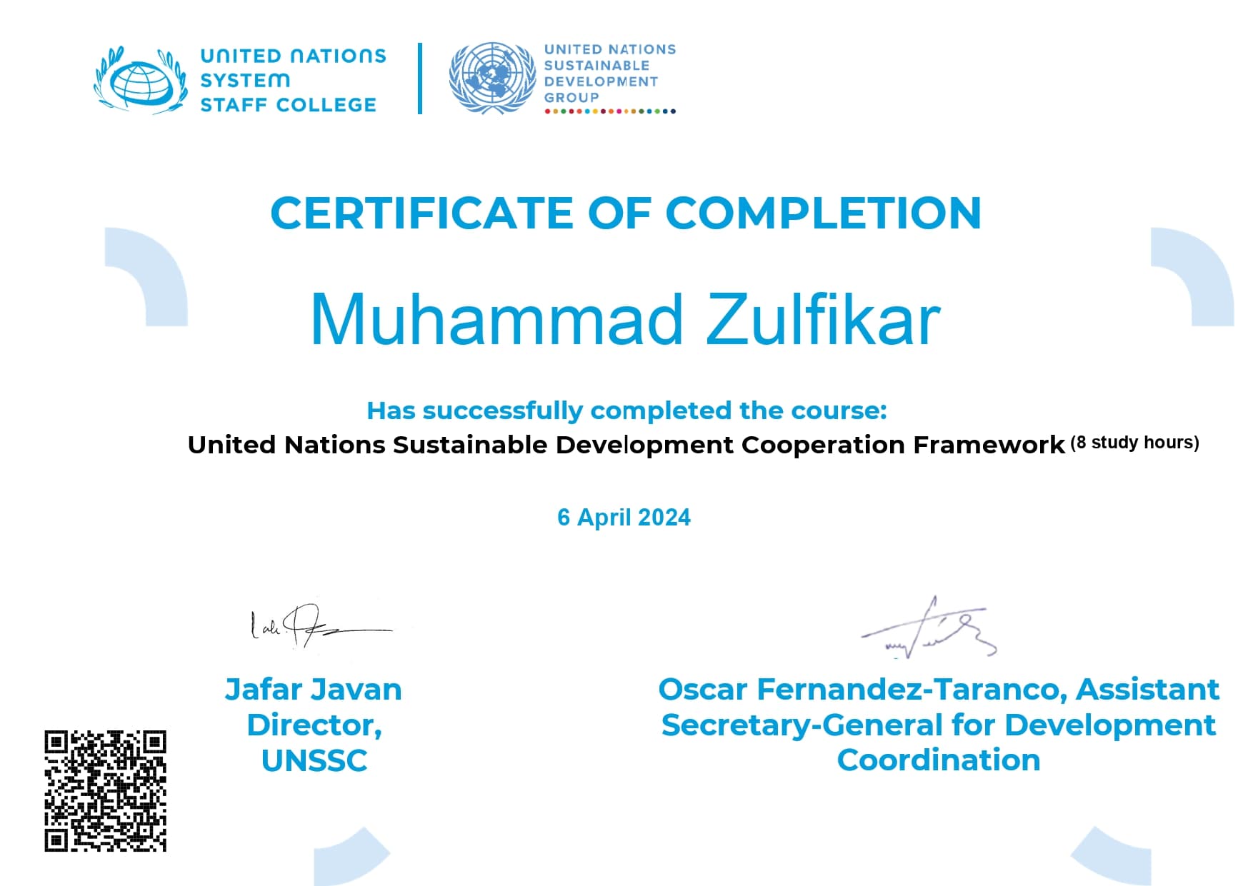 United Nations Sustainable Development Cooperation Framework